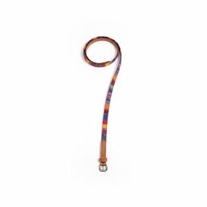 Target 2012 Colorful Boho Woven Fabric Belt Like New L made in Guatemala